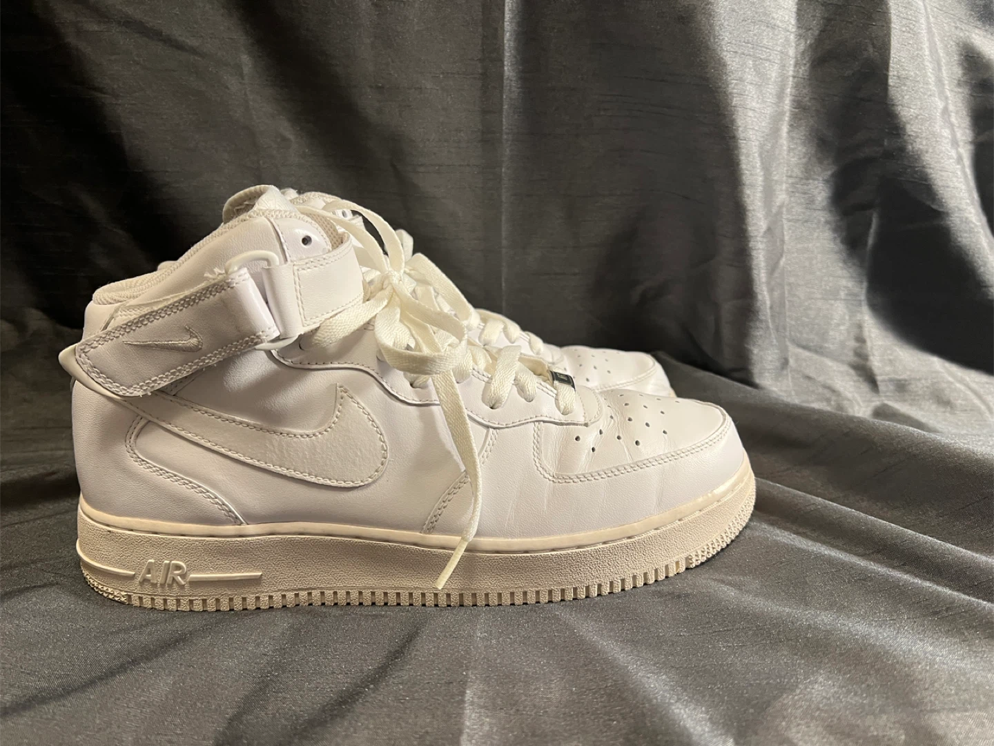 Nike Air Force 1 High '07 White Shoes - photo 3