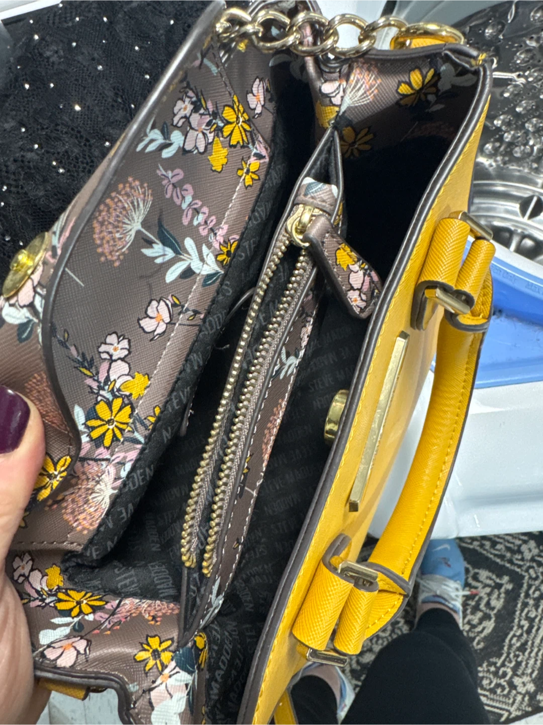 Steve Madden Yellow Satchel Bag - photo 2