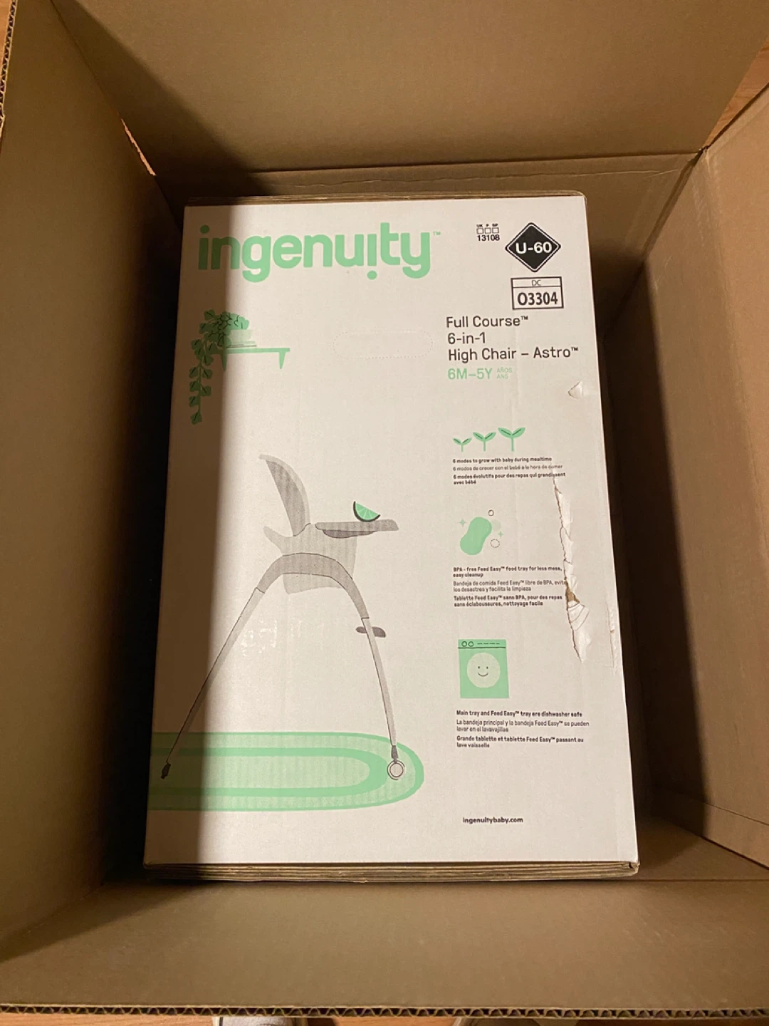 Ingenuity Full Course 6-in-1 High Chair