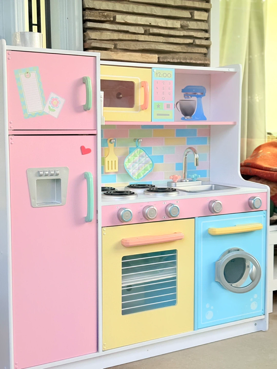 Kids Pastel Play Kitchen