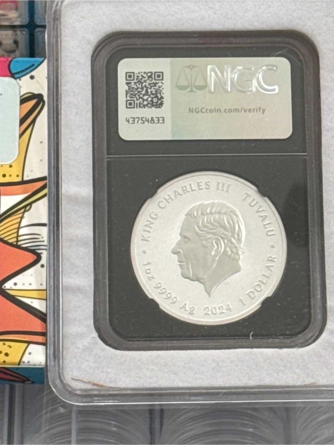 2024 Tuvalu Teenage Mutant Ninja Turtles Silver Coin - photo 4