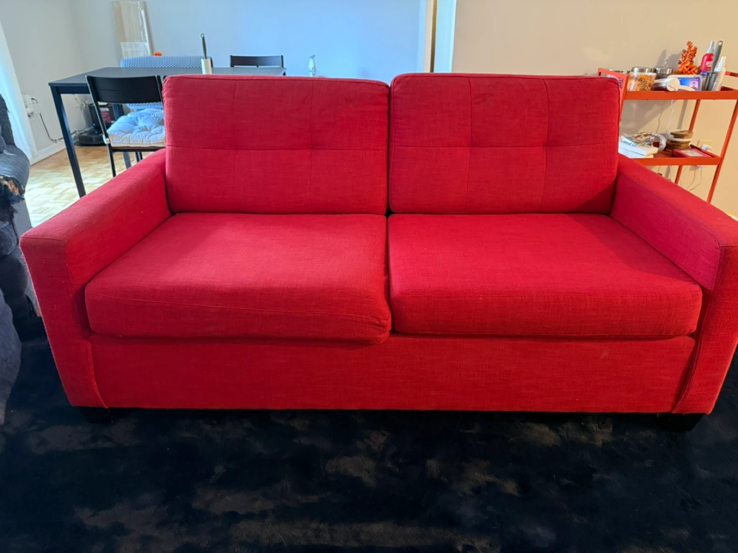 Red Loveseat Sofa