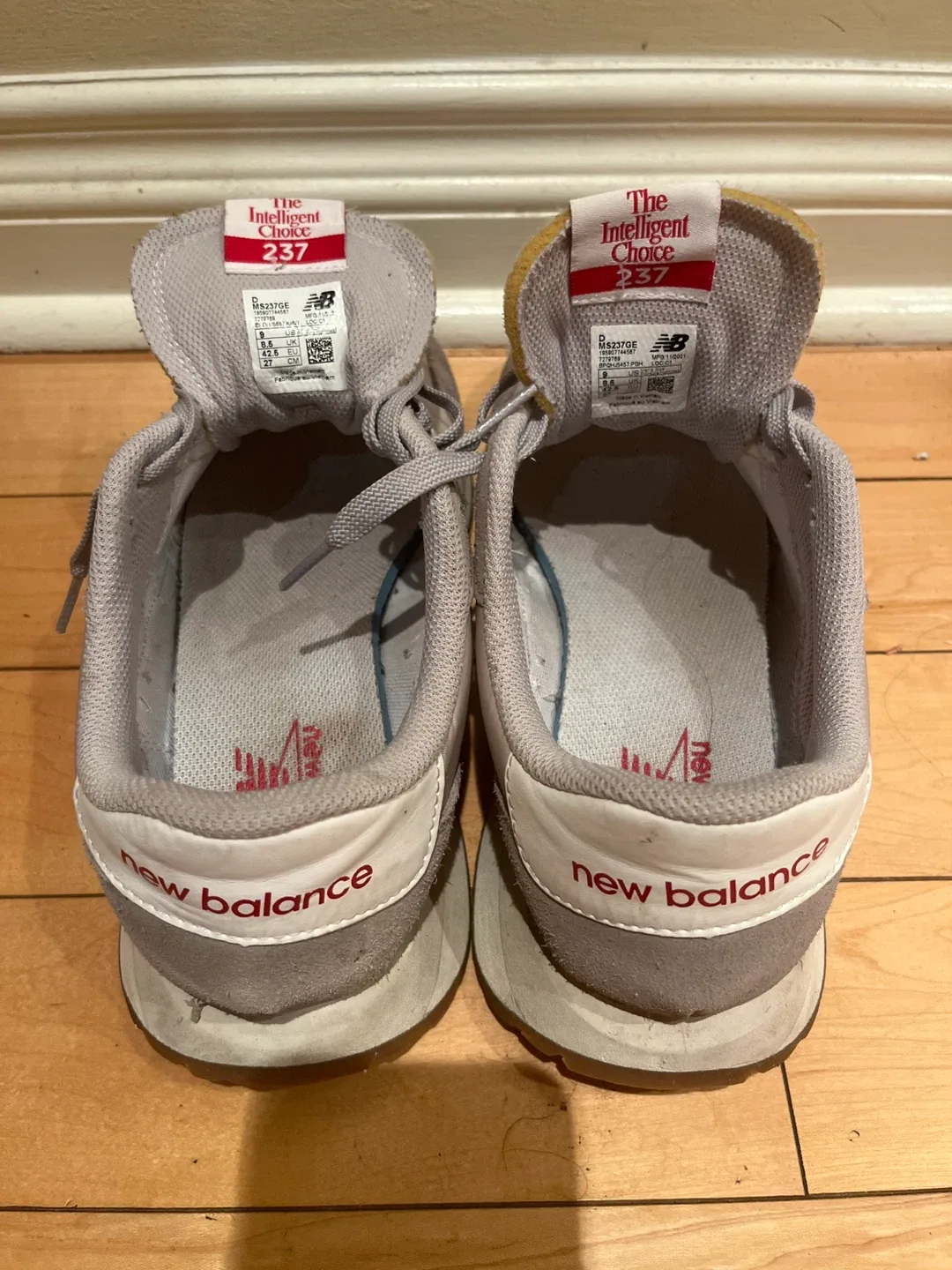 New Balance 237 Grey Sneakers - Size 8.5 image indicator(3)