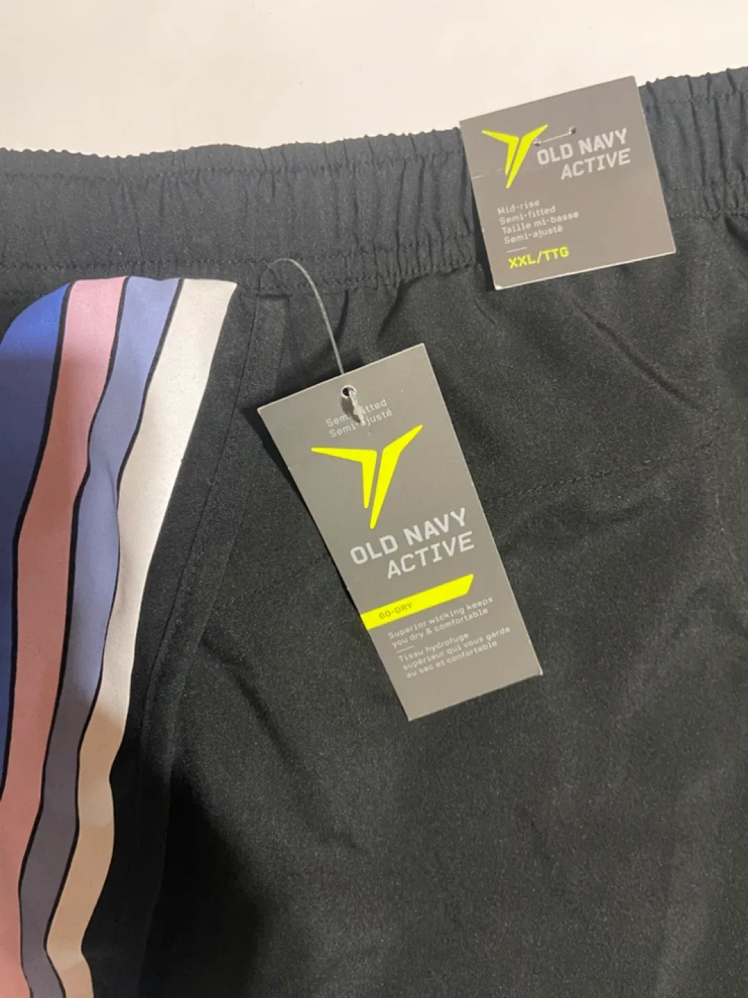🧡New Old Navy Active XXL Black Shorts image indicator(3)