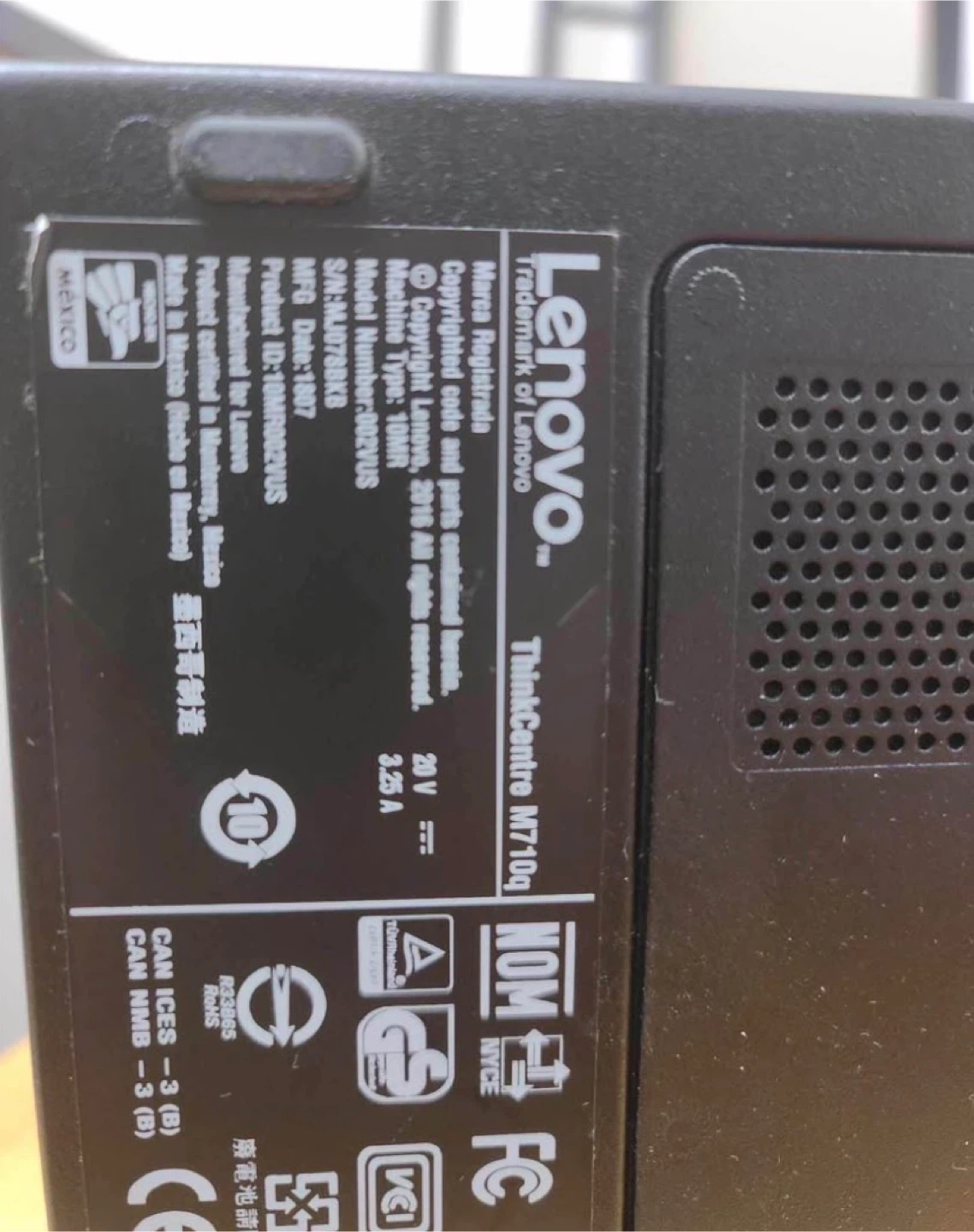 Lenovo ThinkCentre M710q Mini PC - photo 3