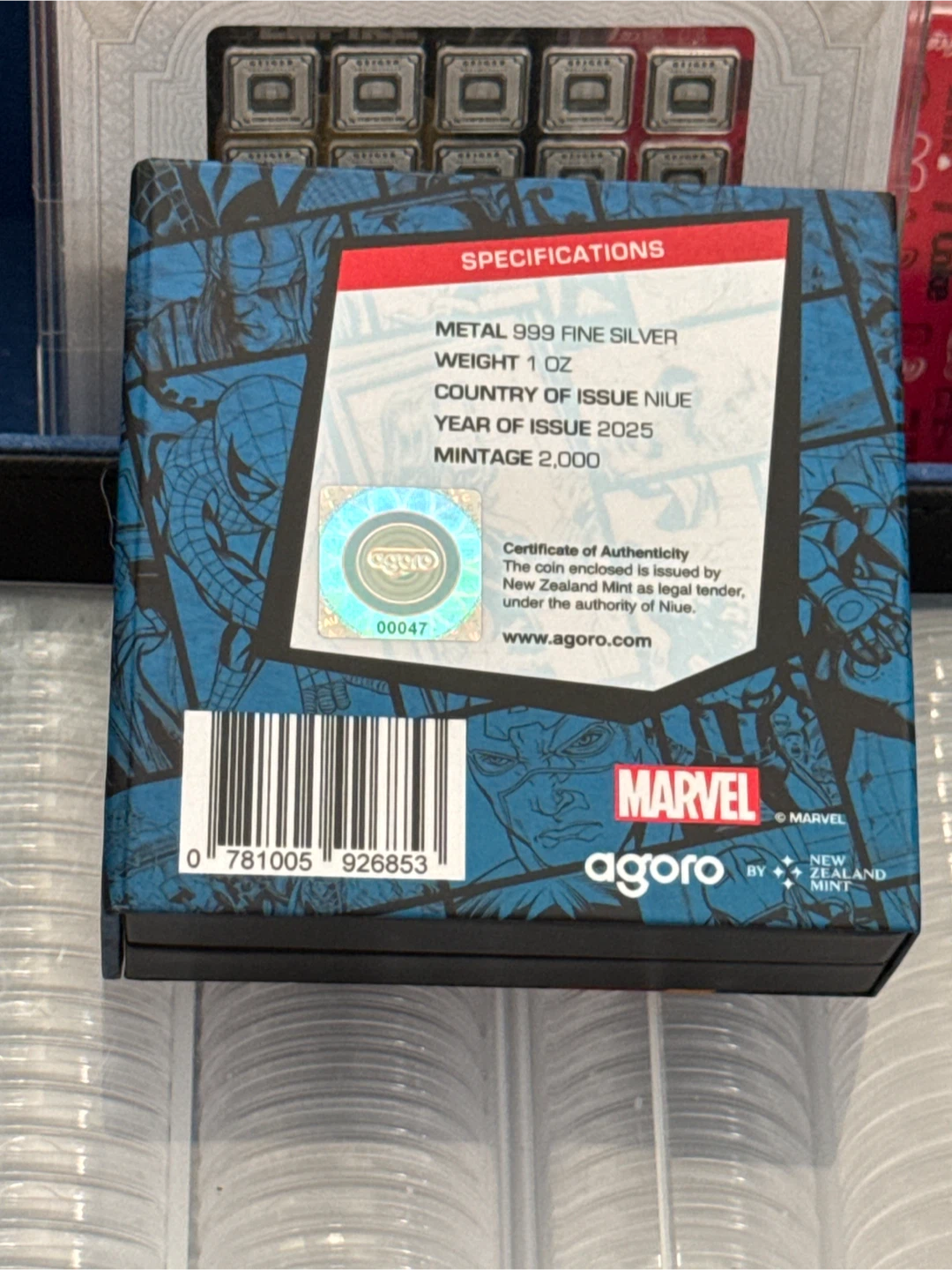 Marvel Groot 1 oz Silver Coin - New in Box! - photo 2