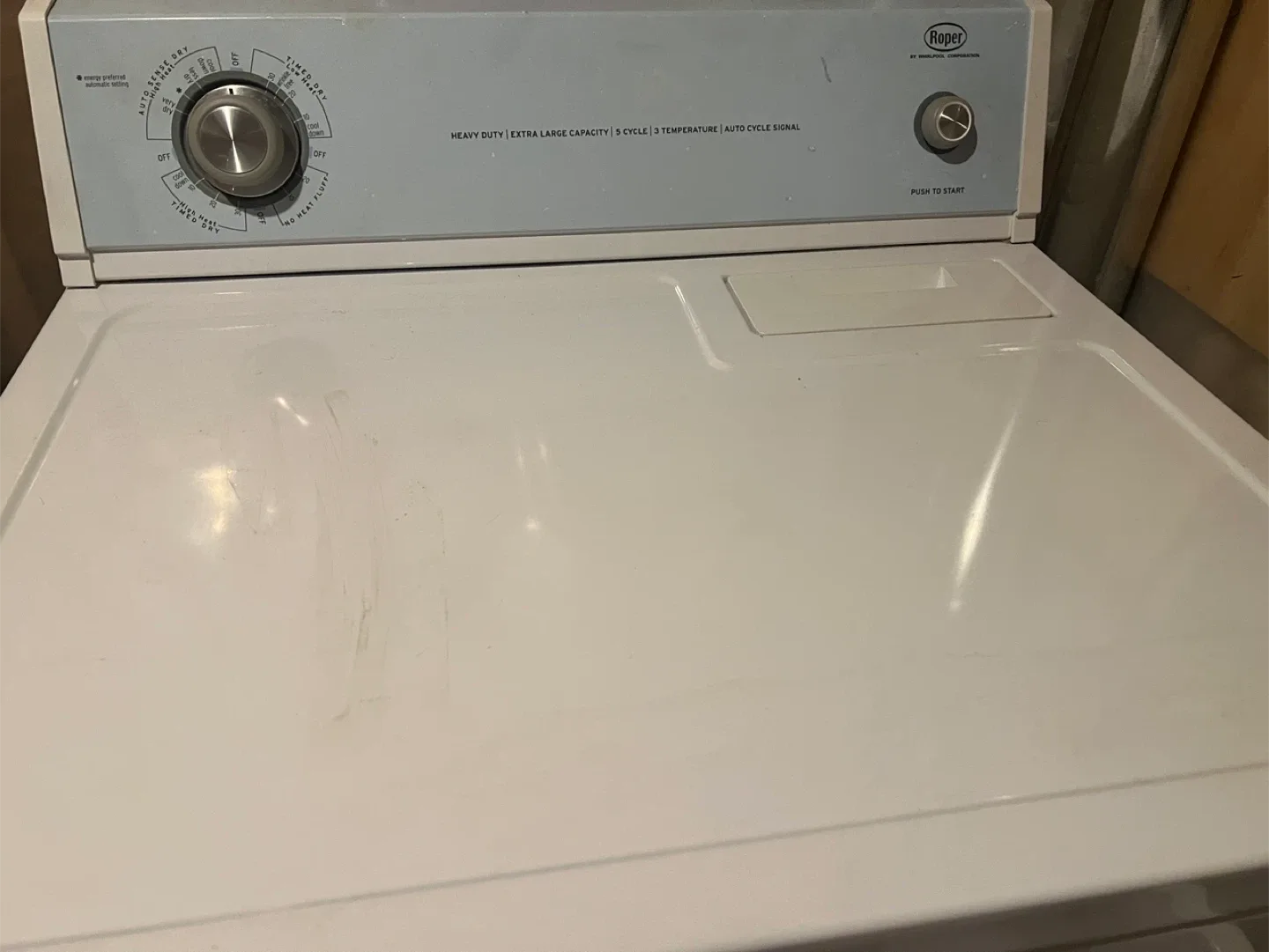 Roper Heavy Duty Dryer image indicator(2)