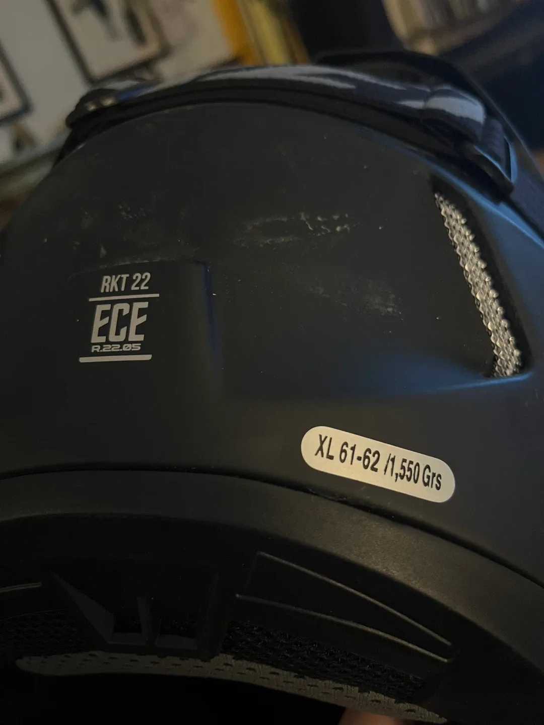 Rocket MT-MX803 Black Motocross/Dirt Bike Helmet, XL (61-62) image indicator(10)