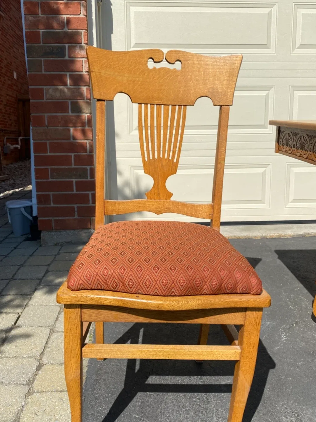 Antique Dining Table and Chair Set image indicator(4)