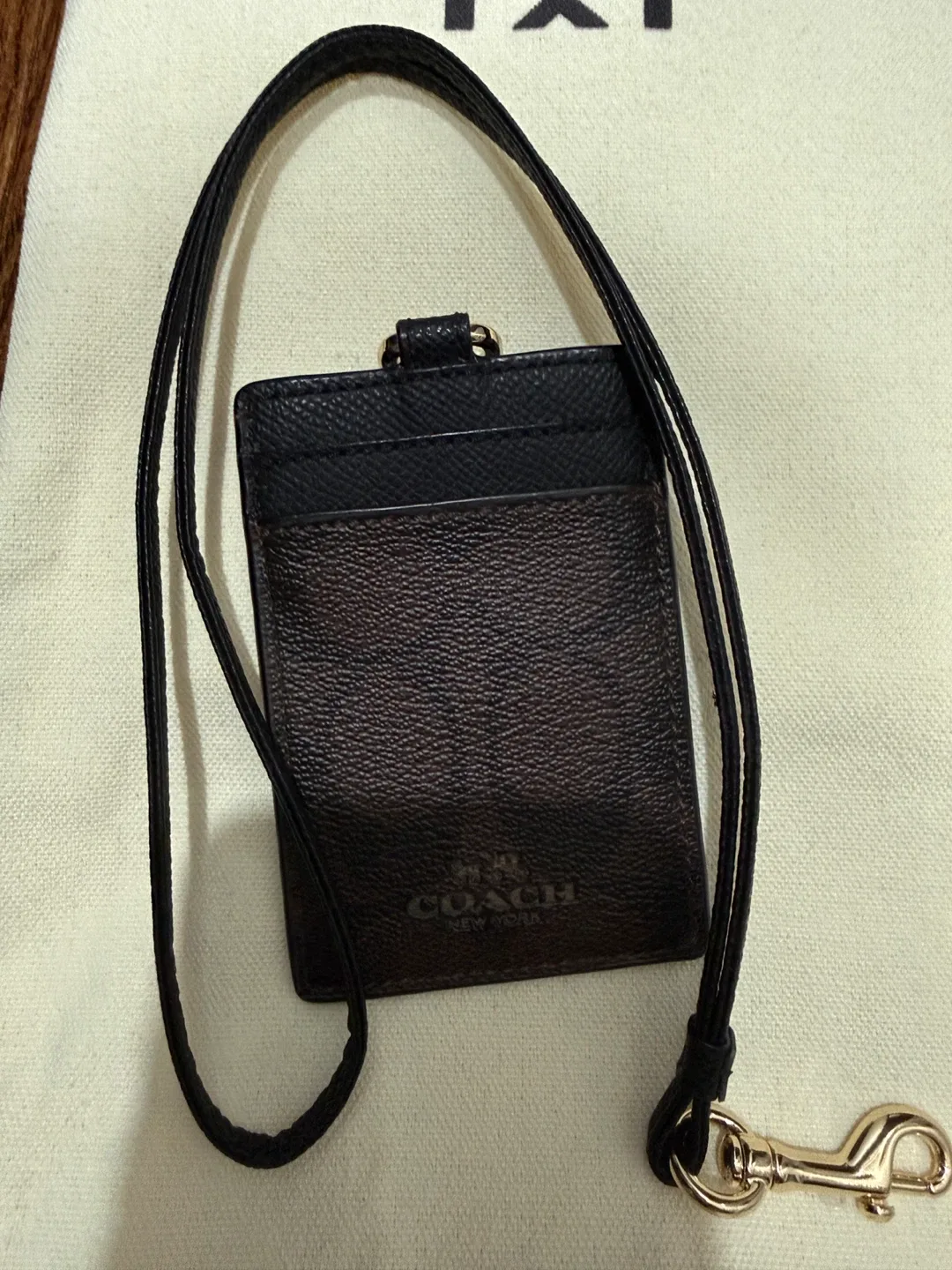 Coach Lanyard ID Badge Holder thumbnail