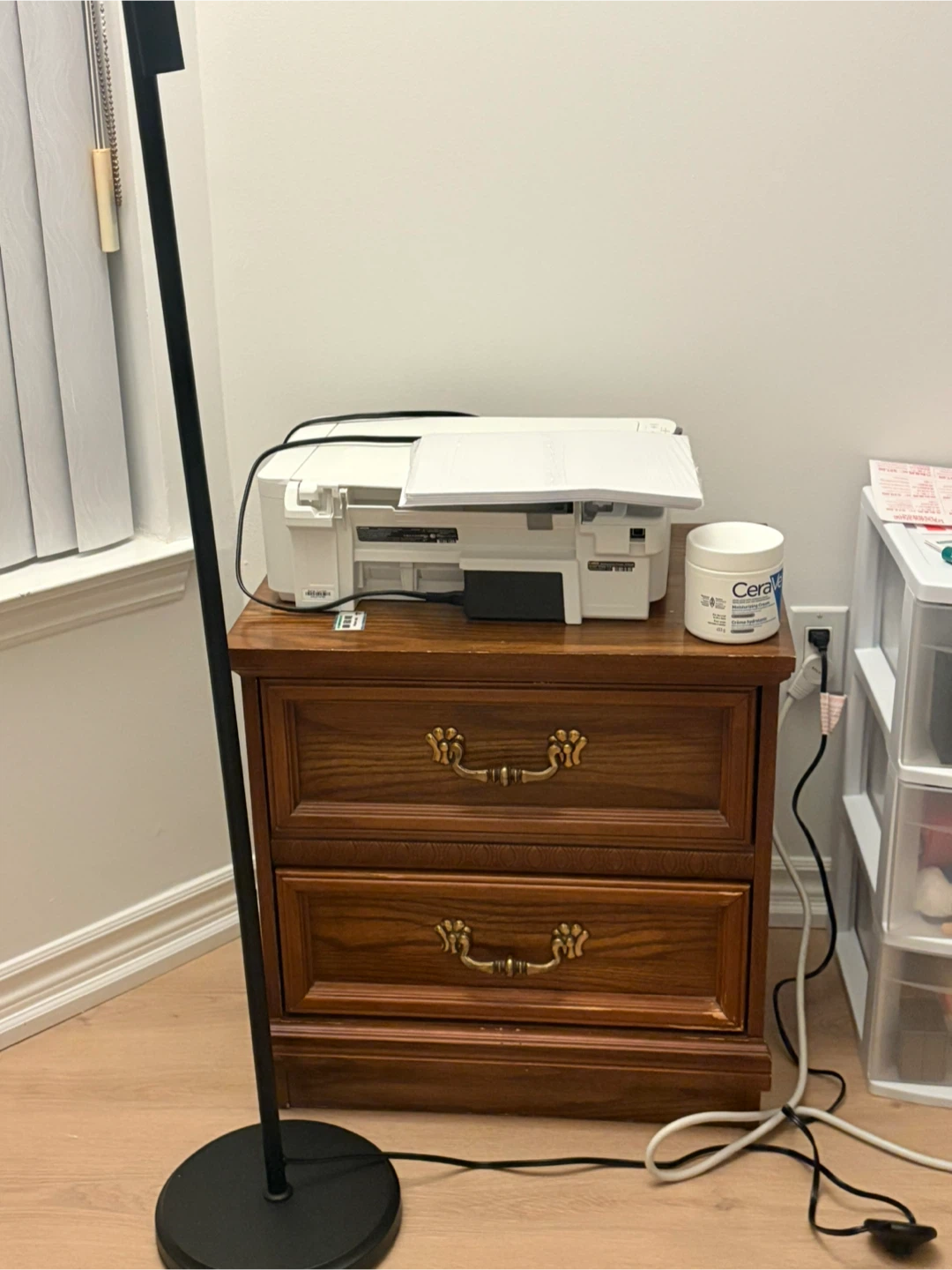Oak Wood Nightstand