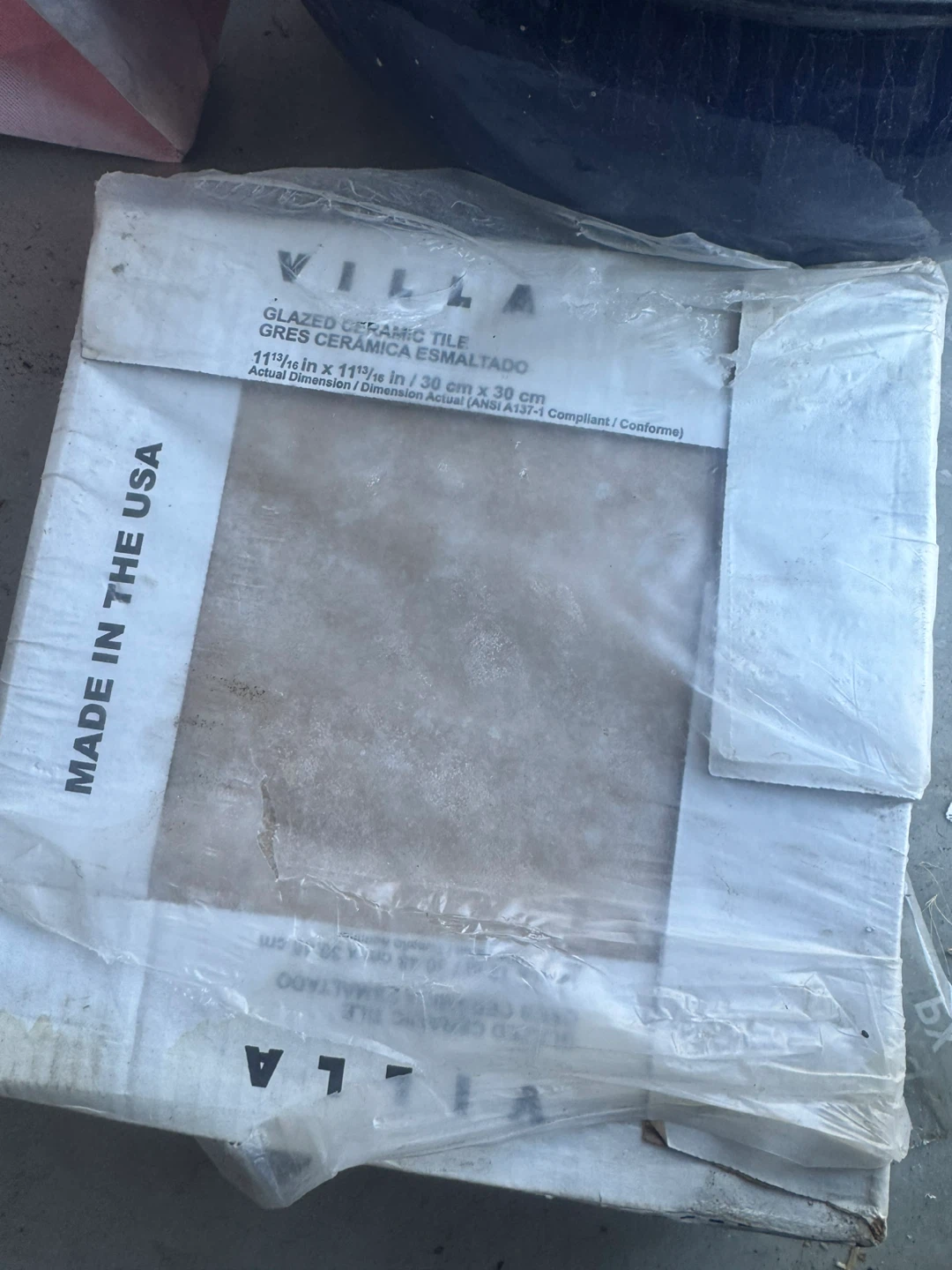 Villa Glazed Ceramic Tile 11 13/16 in x 11 13/16 in