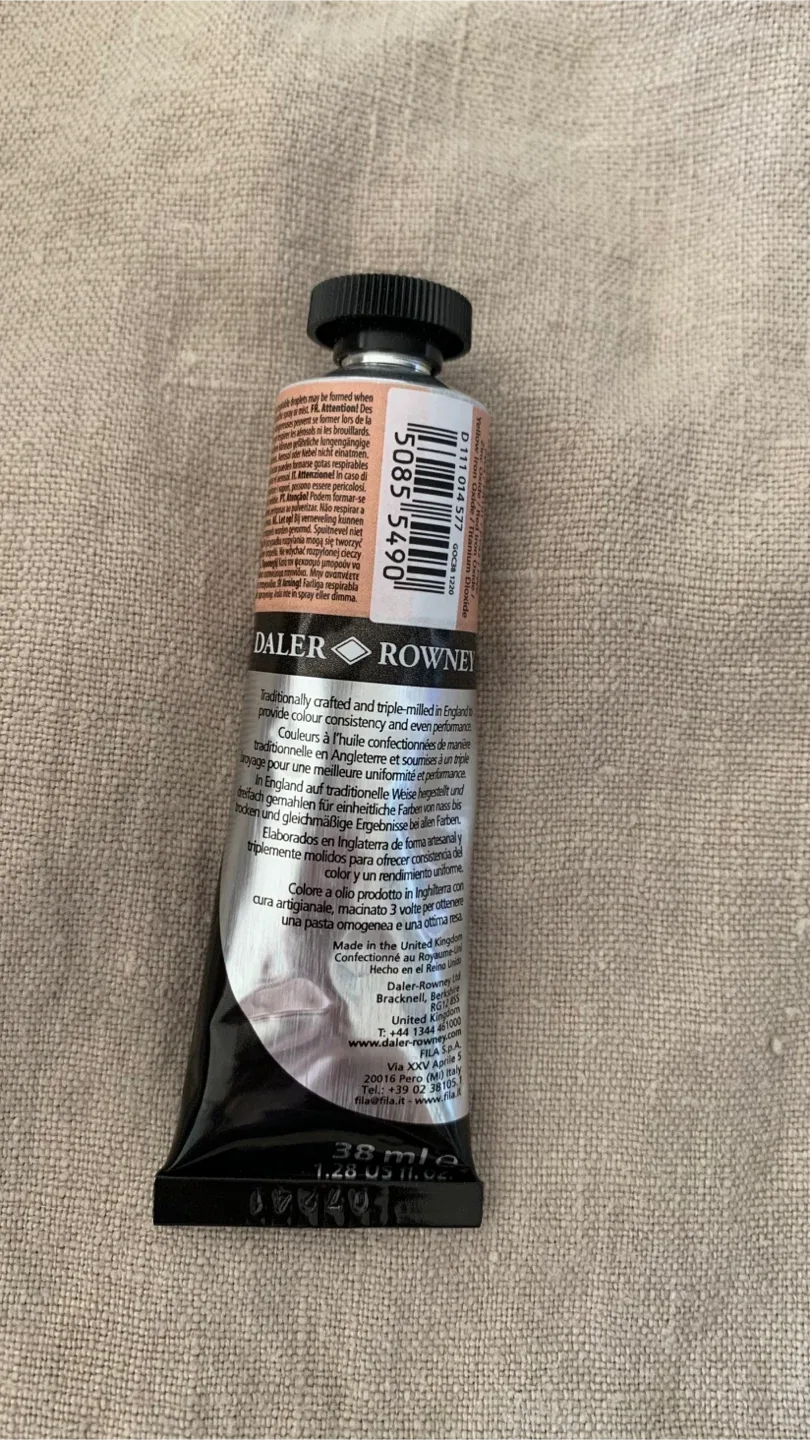 Daler-Rowney Georgian Oil Paint - Peach Pink image indicator(2)