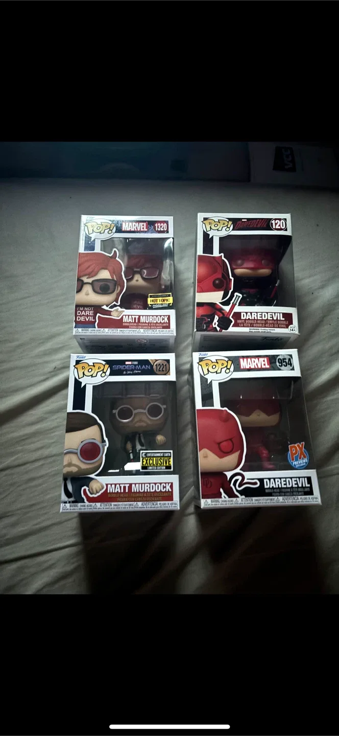 Marvel Funko POP! Figures - Daredevil & Matt Murdock thumbnail