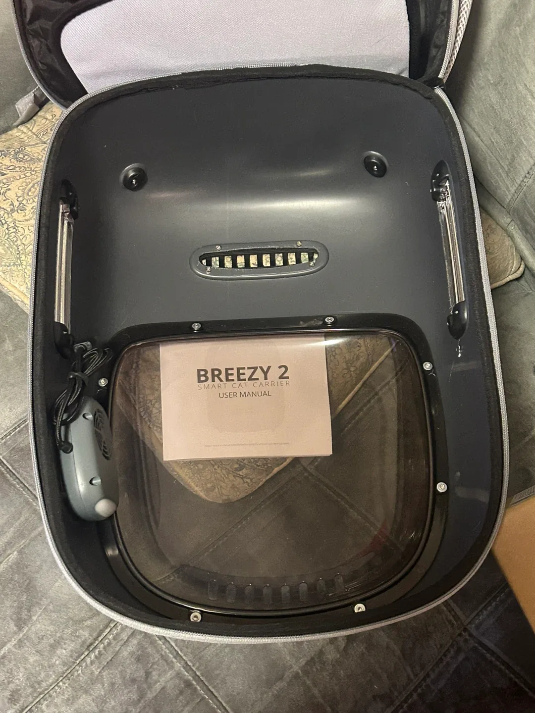 Petkit Breezy 2 Smart Cat Carrier Backpack - Pink image indicator(7)