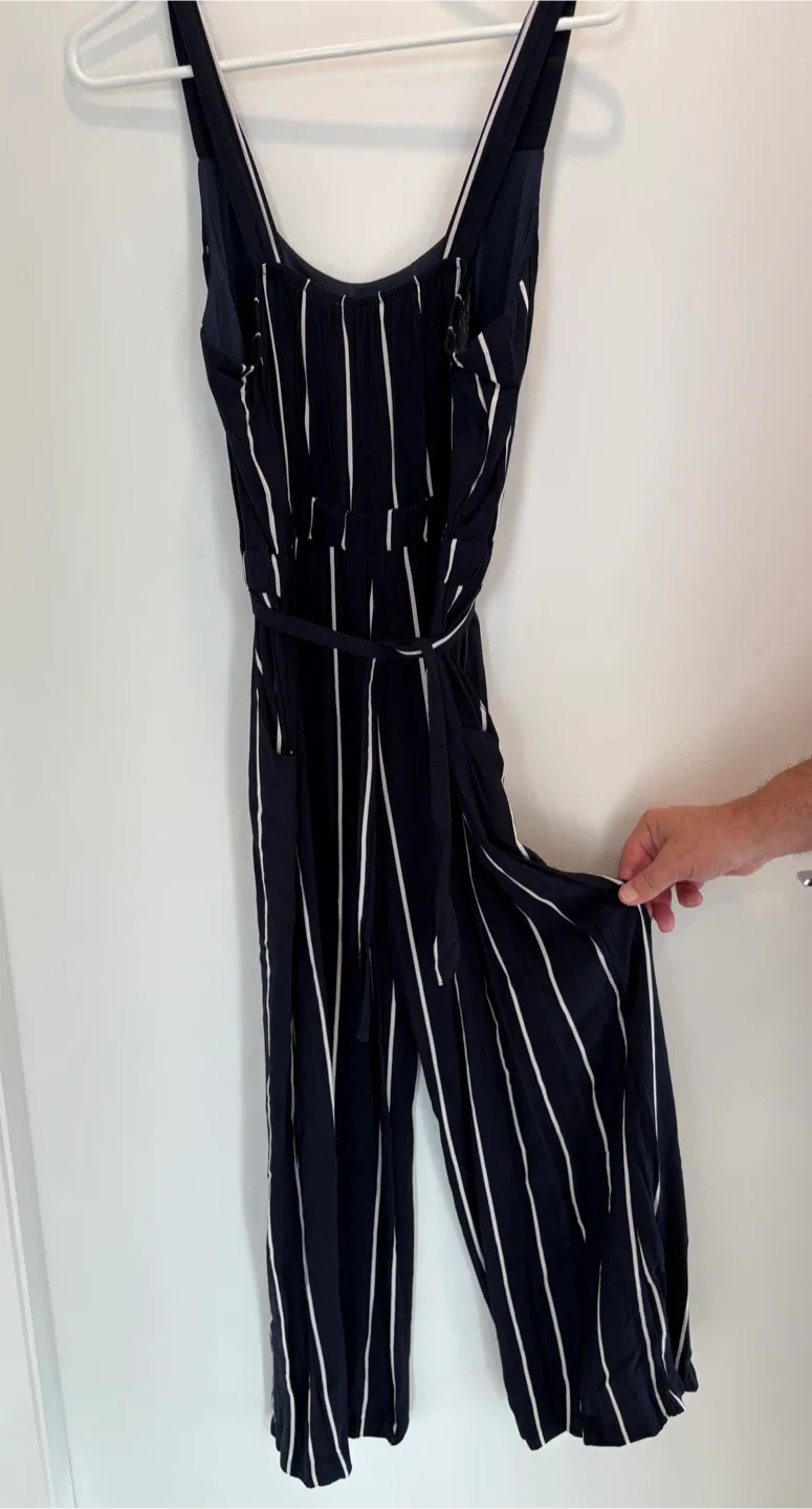 Cute Striped Jumpsuit Large thumbnail