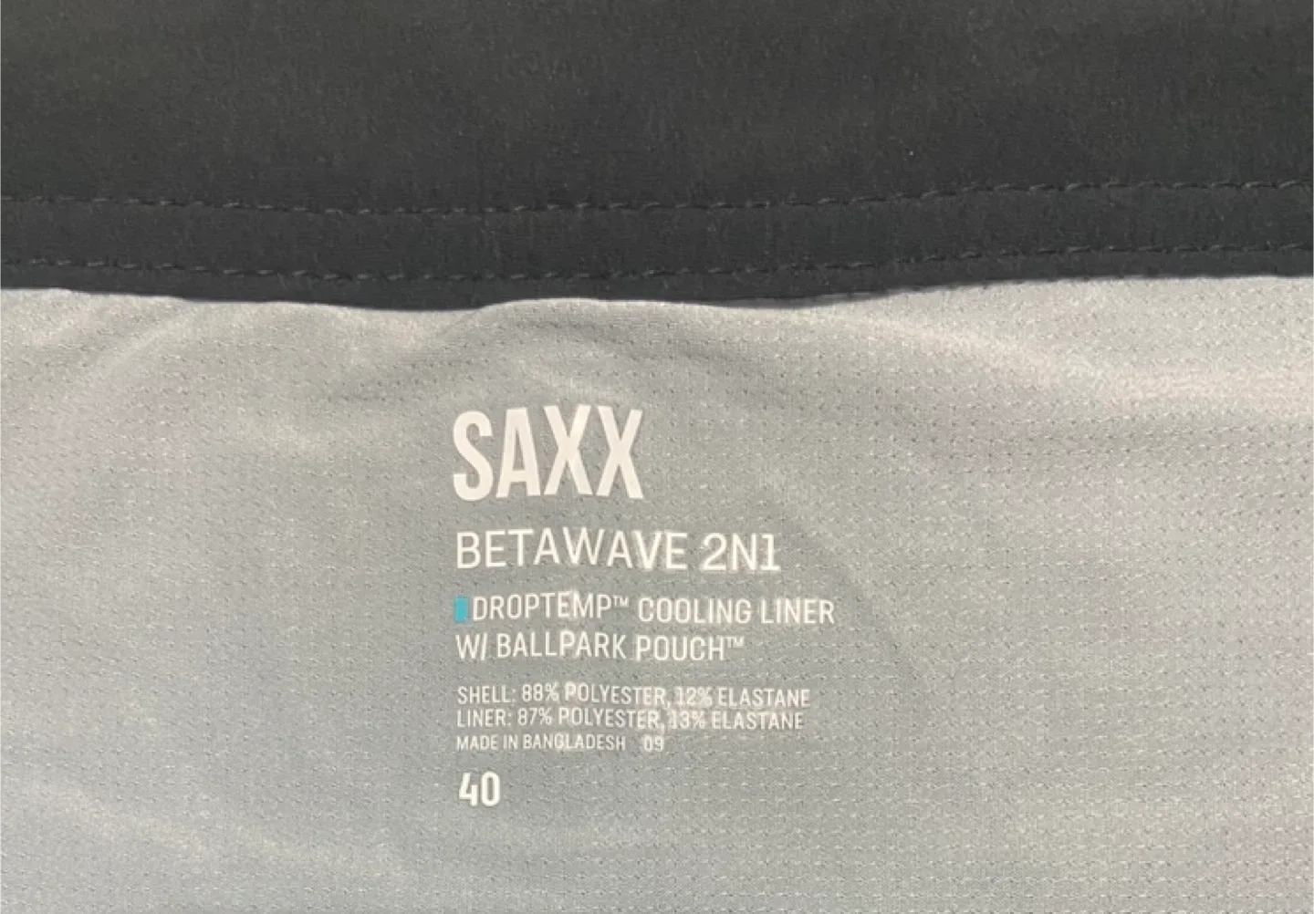 SAXX BetaWave 2N1 19" Shorts - Size 40 image indicator(5)