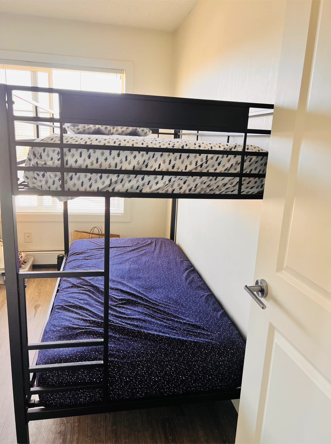 Black Metal Bunk Bed Frame