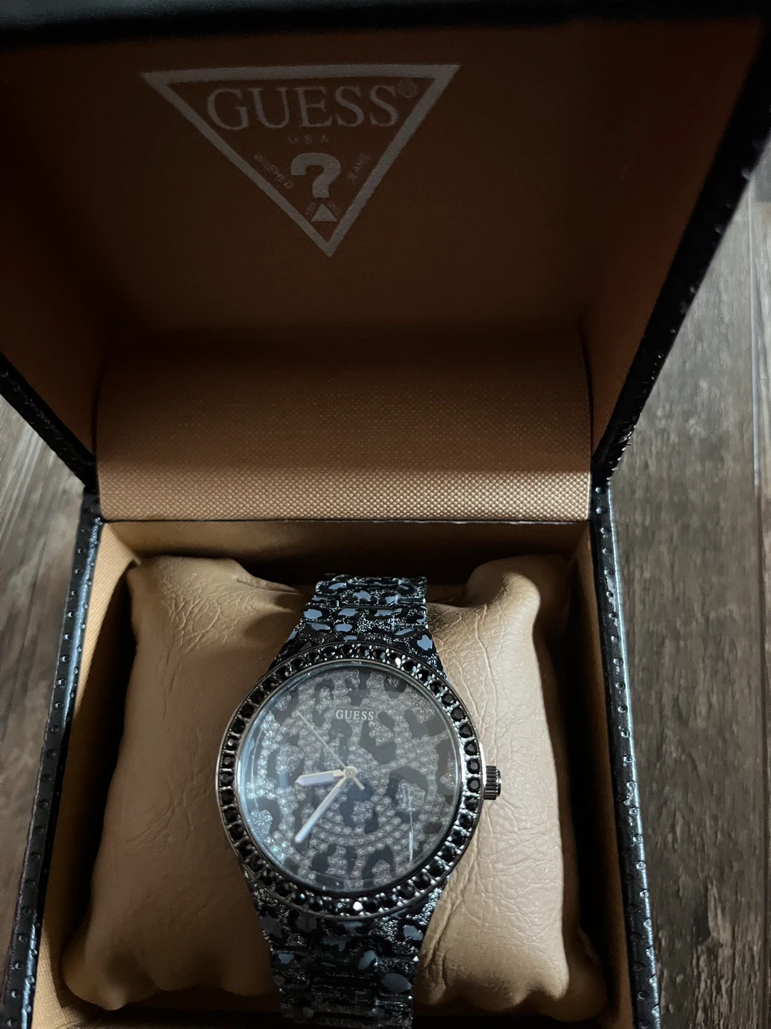 Guess Women's Watch with Black Rhinestones