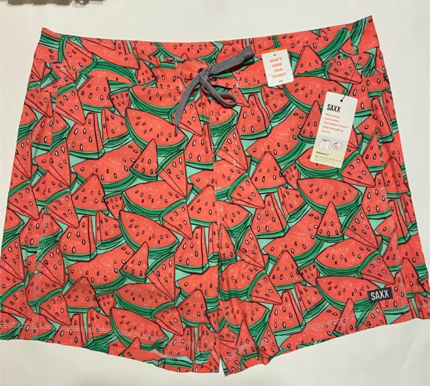 SAXX Betawave 2N1 Boardie 17" Watermelon Print - Size 40 thumbnail