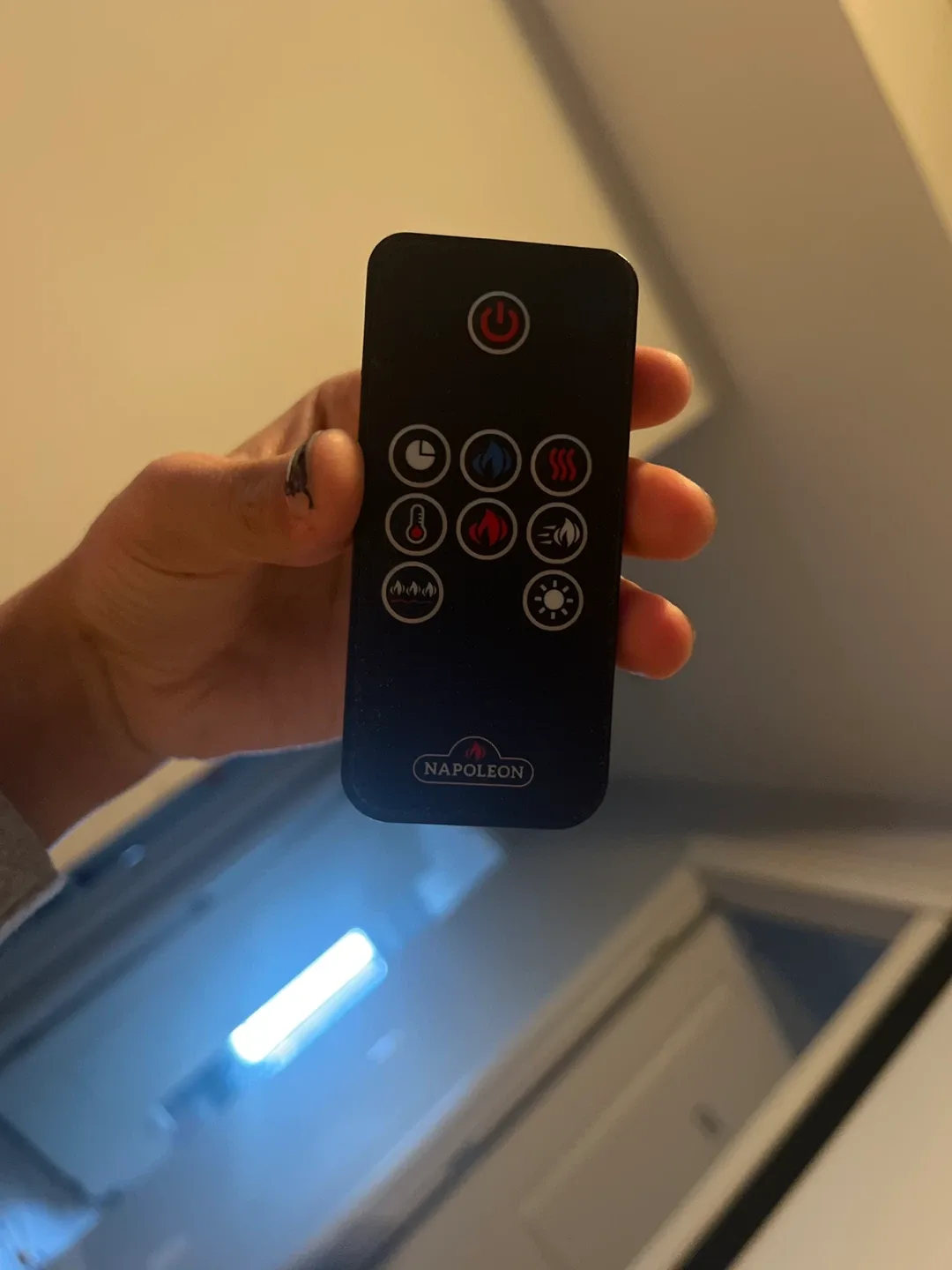 Napoleon Electric Fireplace with Remote image indicator(3)