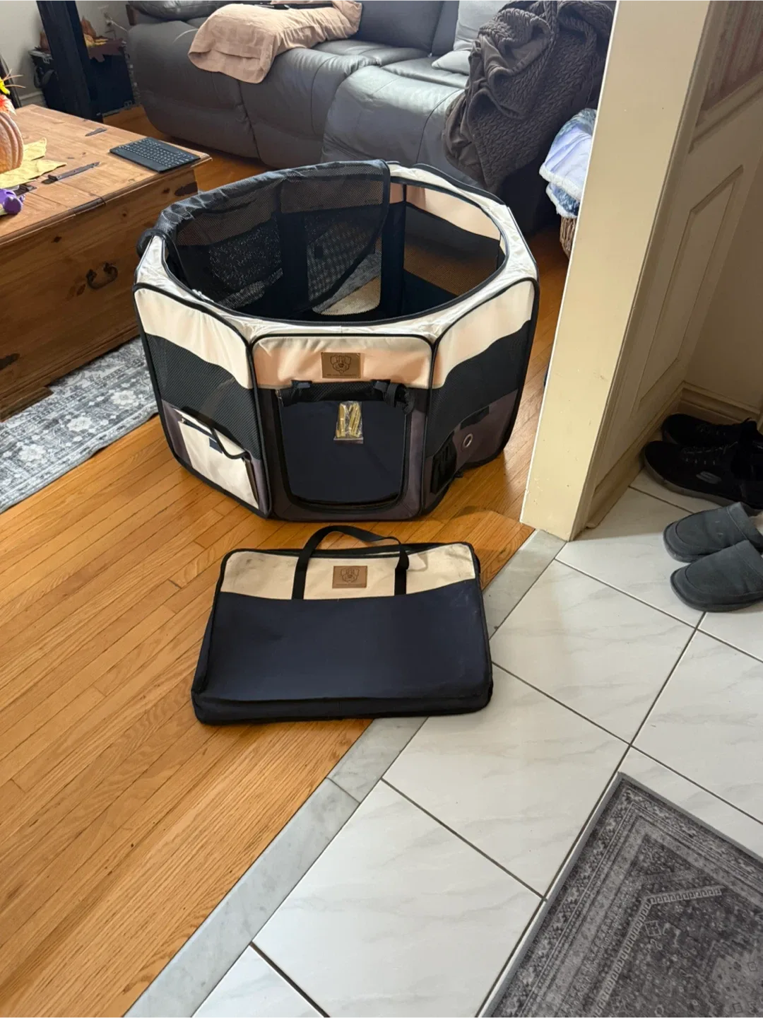 Portable Pet Playpen image indicator(2)