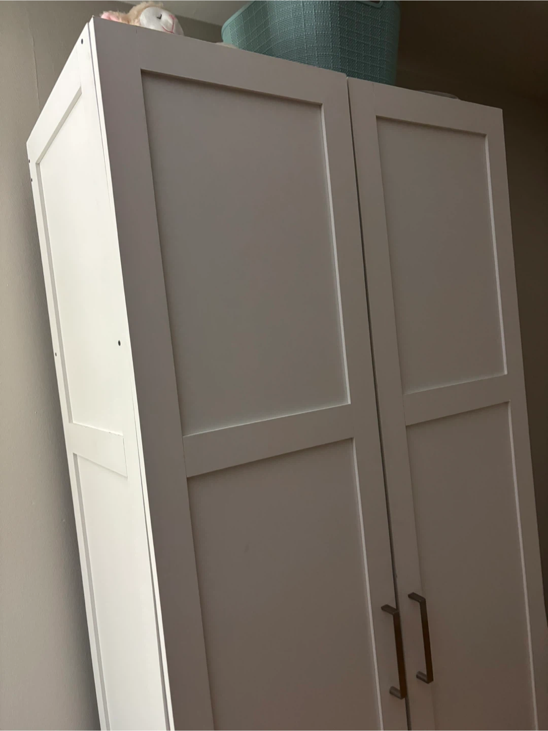 White 2-Door wardrobe/ almirah - photo 5