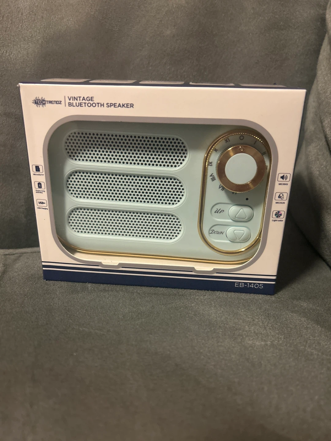 New Tech Trendz Vintage Bluetooth Speaker EB-1405 - photo 2