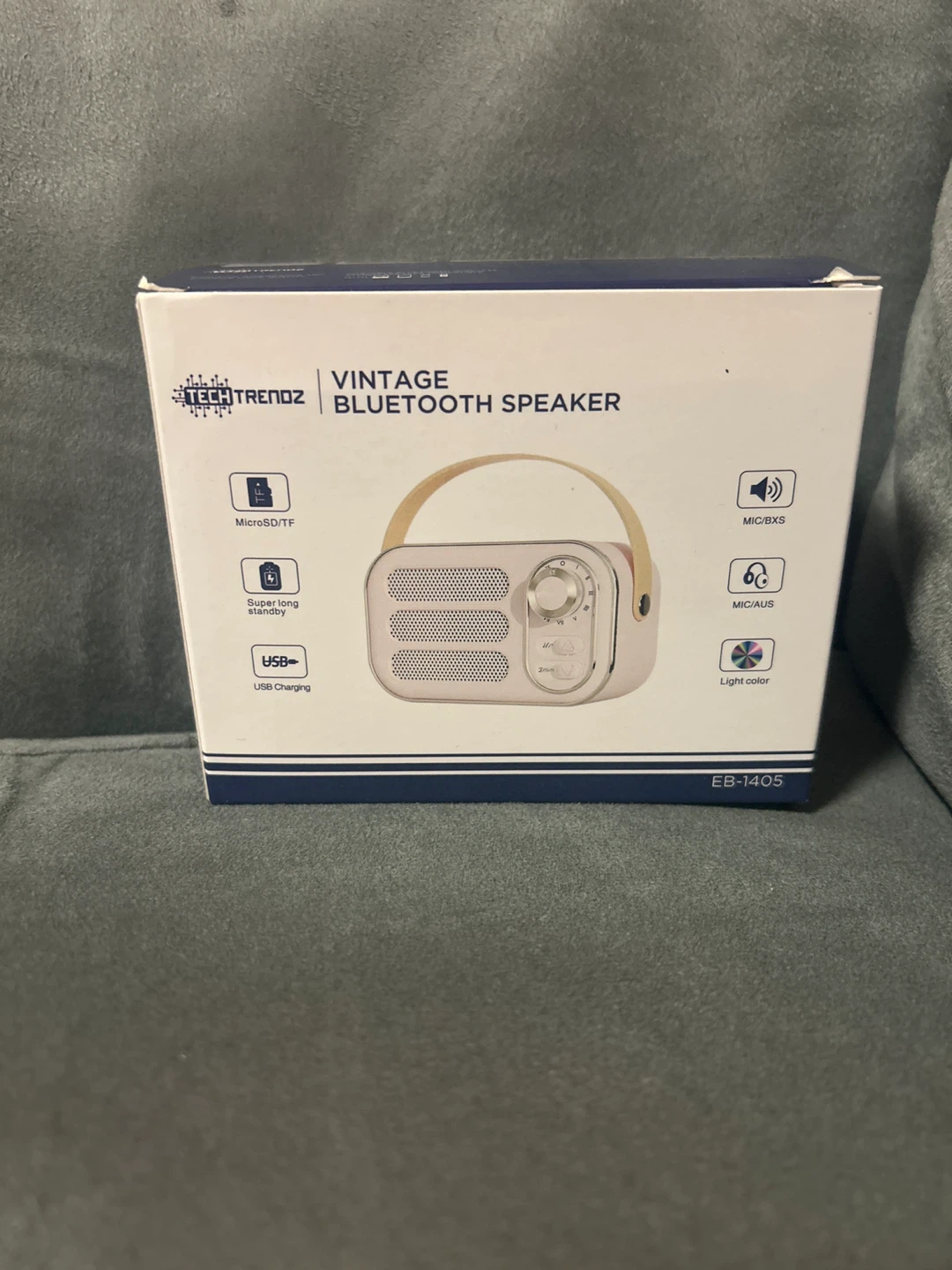 New Tech Trendz Vintage Bluetooth Speaker EB-1405