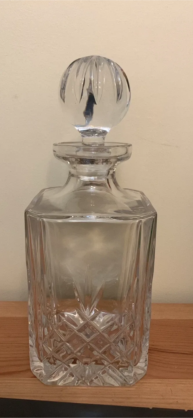 Glass Decanter with Stopper thumbnail