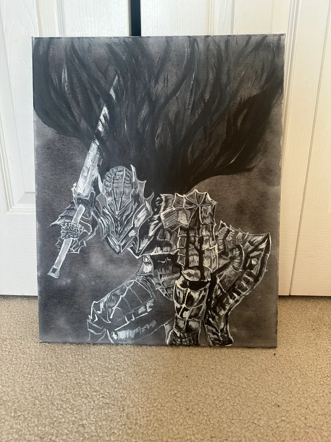 85% done Berserk Guts painting and I will give the paint too image indicator(2)