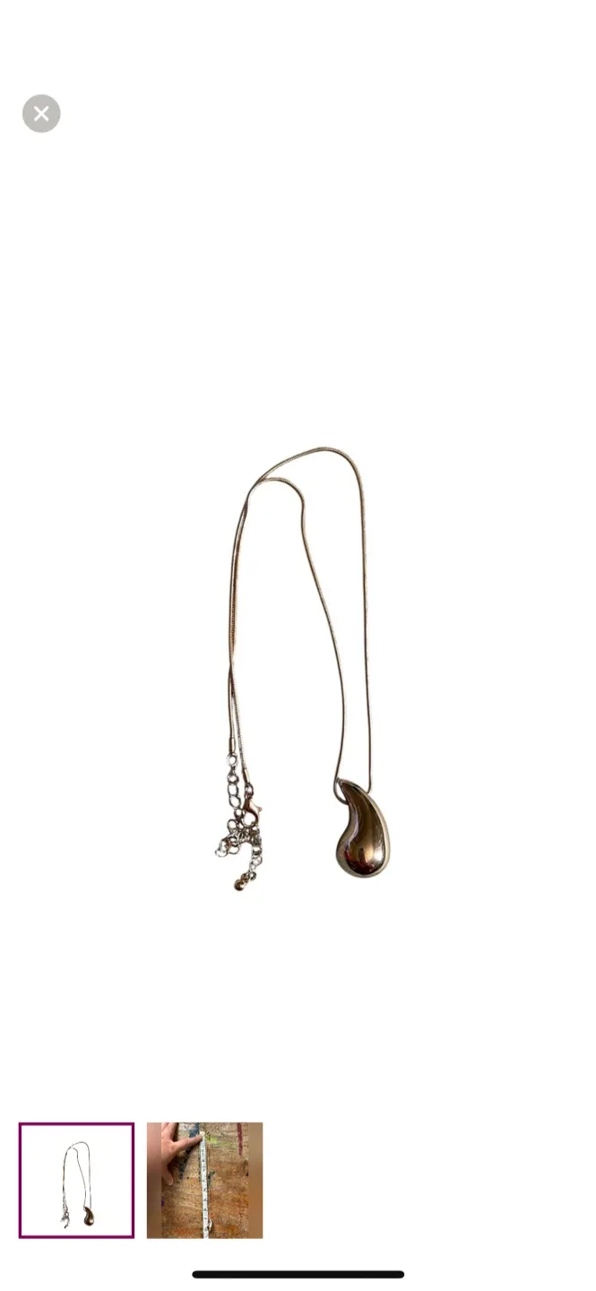 Teardrop Pendant Necklace thumbnail