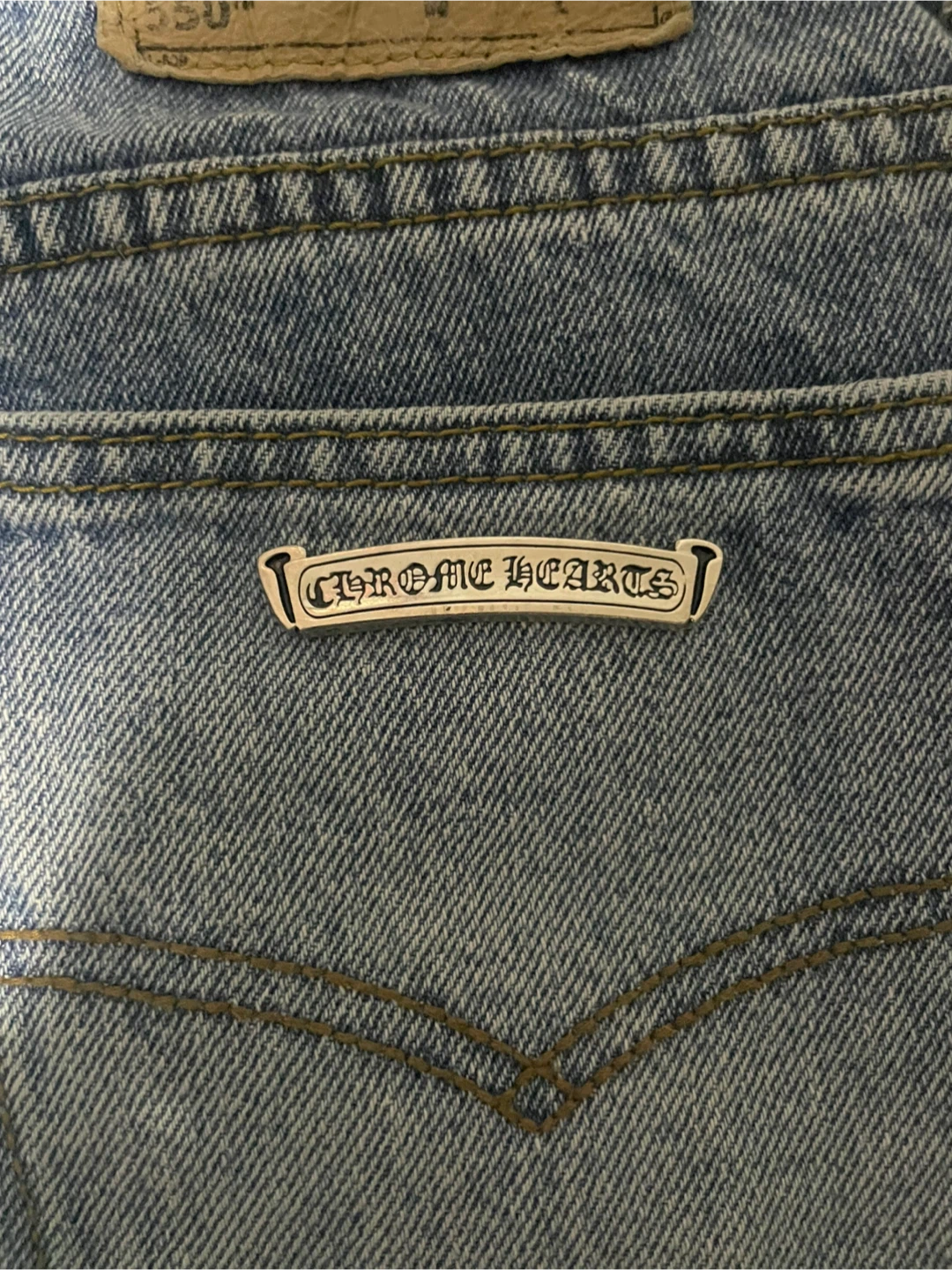 Chrome Hearts Levi's 550 Denim Shorts - photo 4