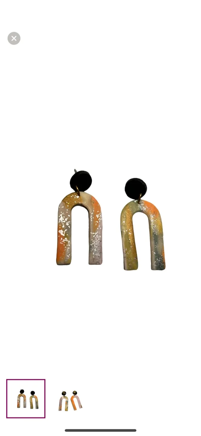 Handmade Arch Earrings thumbnail