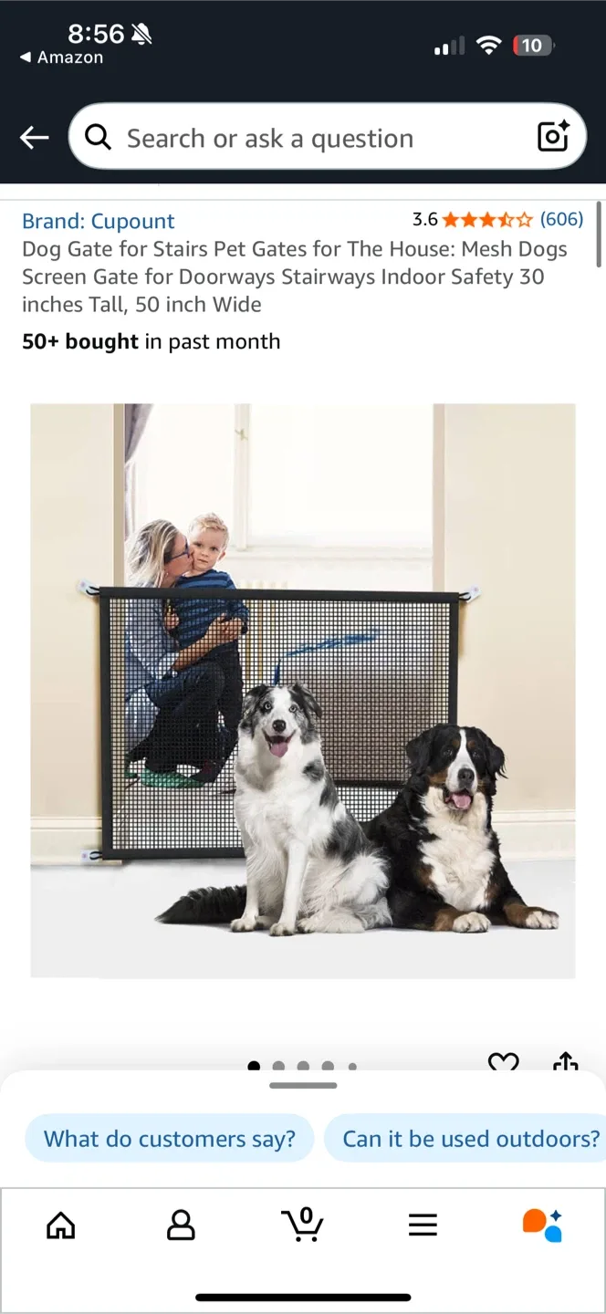 Cupount Dog Gate  - 30"x50" image indicator(3)