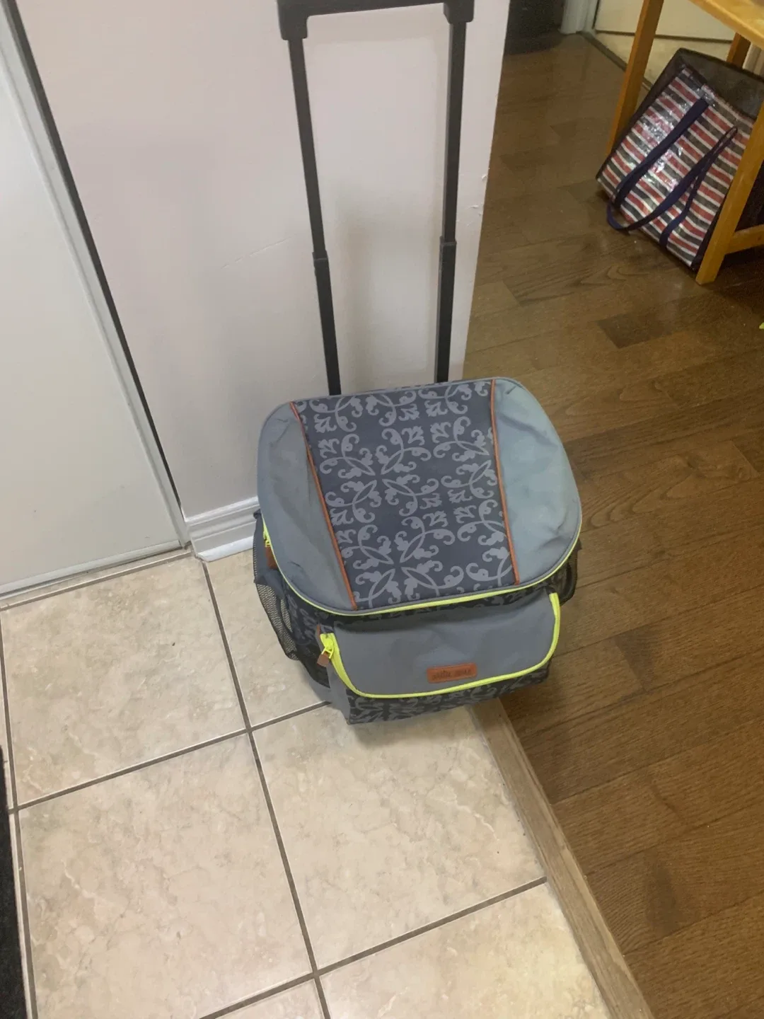 Arctic Zone Rolling Cooler - Grey - wheel and zipper image indicator(3)