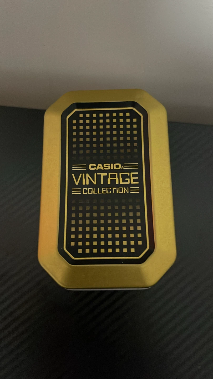 Casio Vintage Collection Gold Watch with Box - photo 4