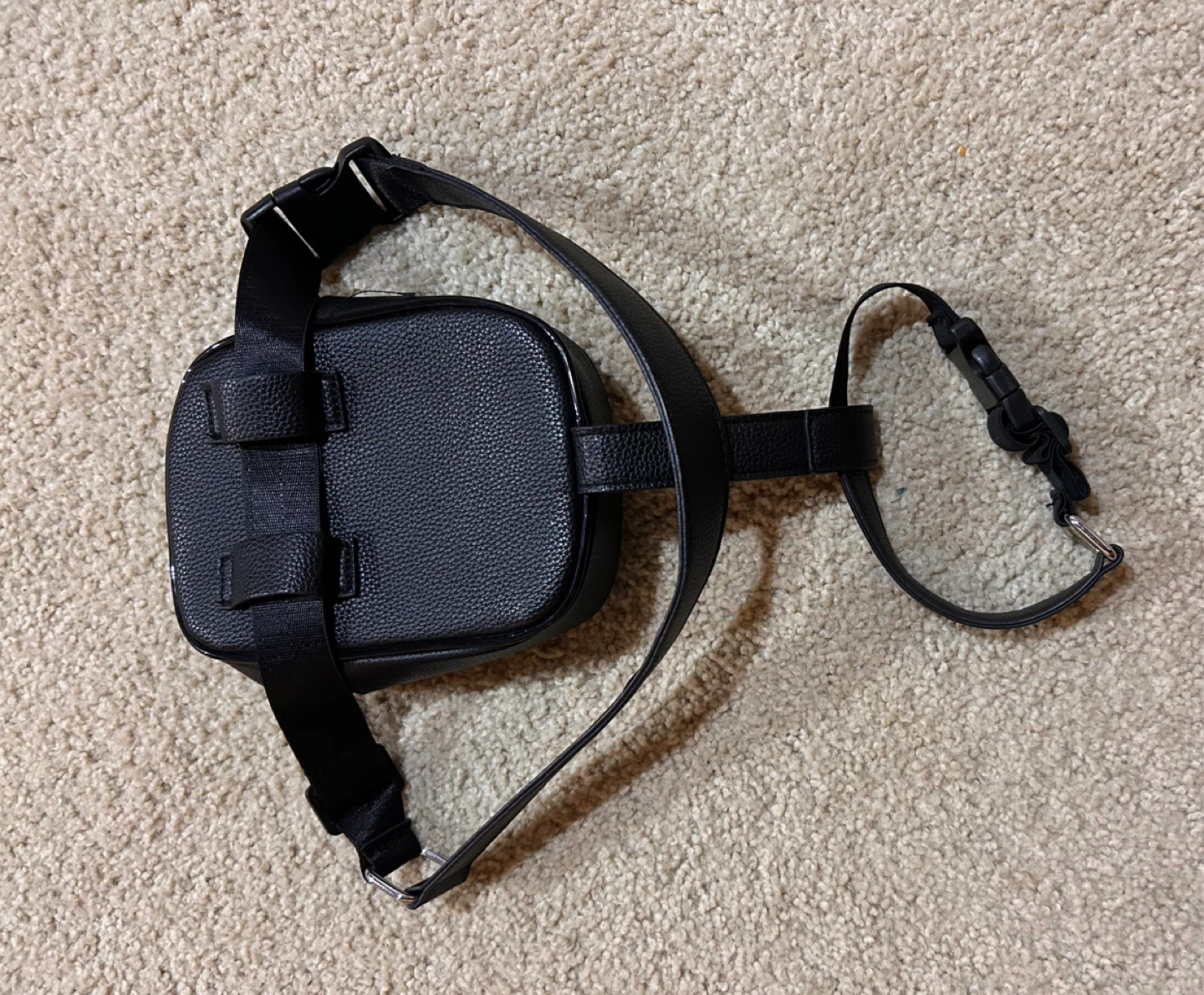 Black Thigh Harness Leg Bag 🧡 - photo 2