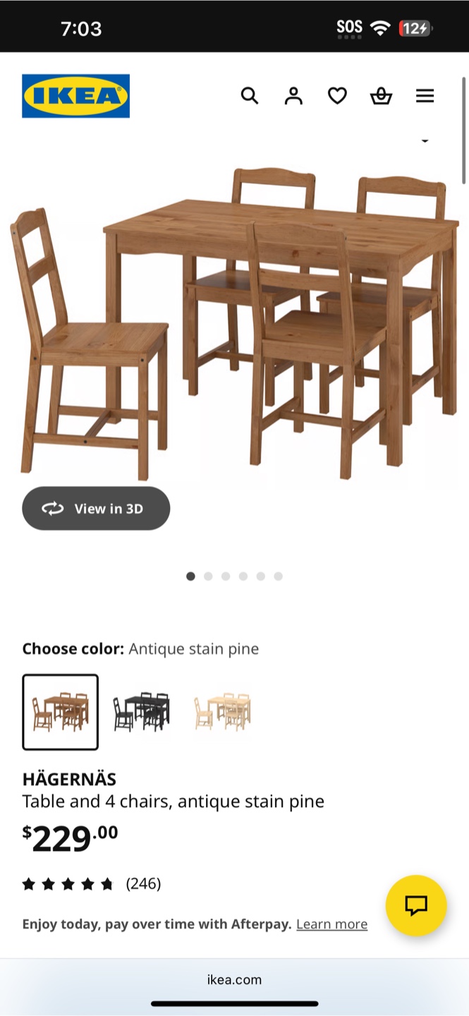 Dining Table with 4 Chairs IKEA - photo 4