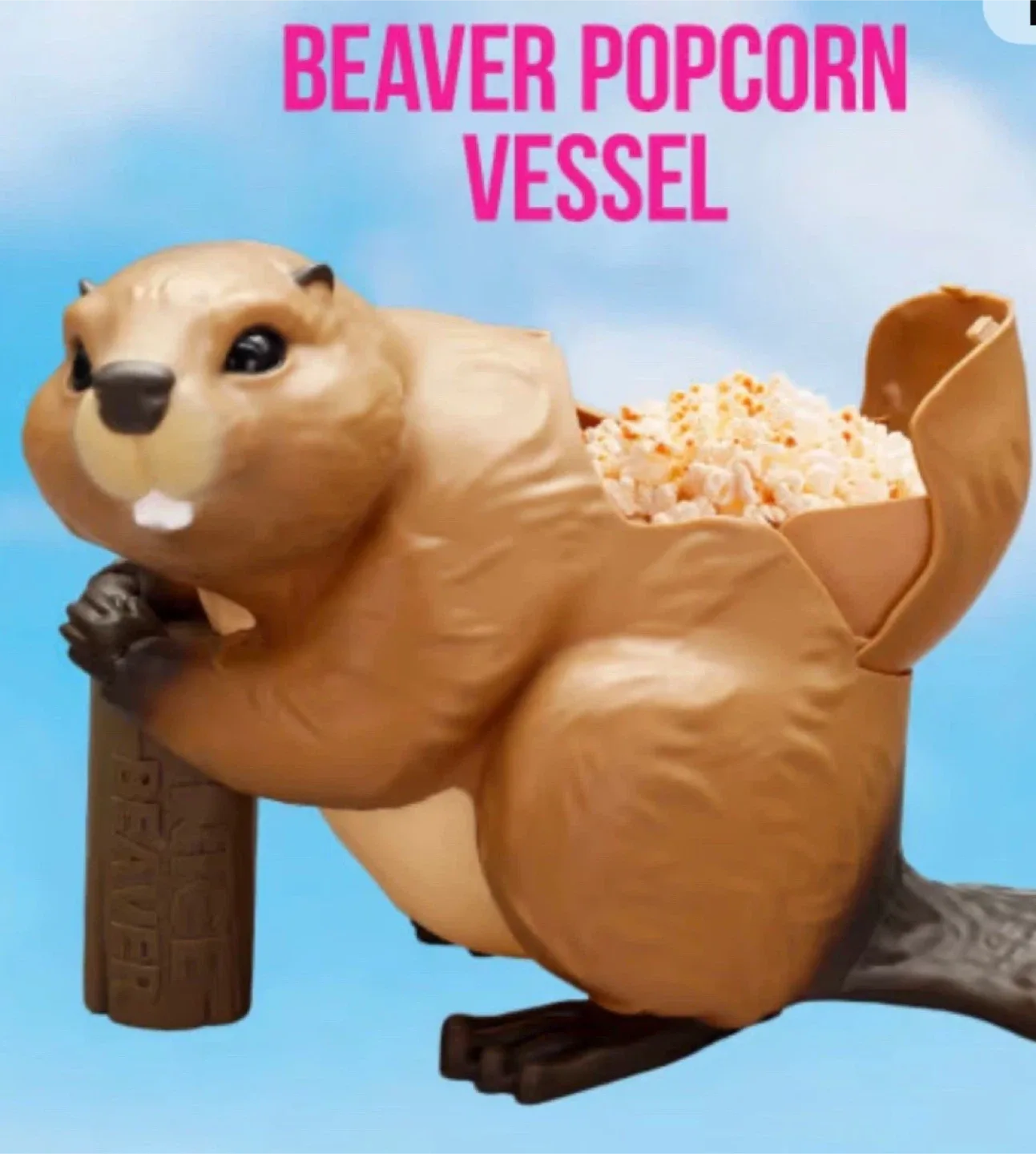 Naked Gun Beaver Popcorn Bucket & Light Up Cup - AMC Theatres image indicator(3)