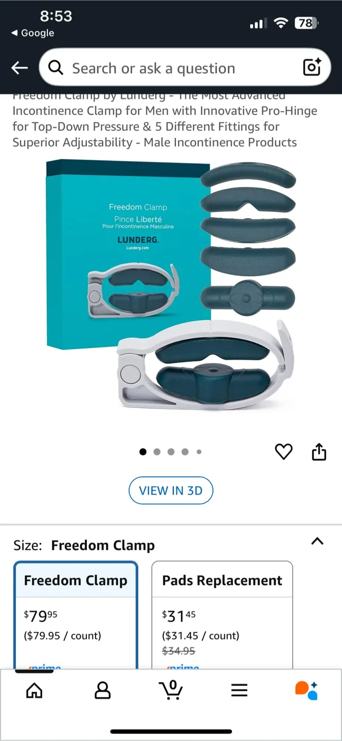 Lunderg Freedom Clamp - Male Incontinence image indicator(3)