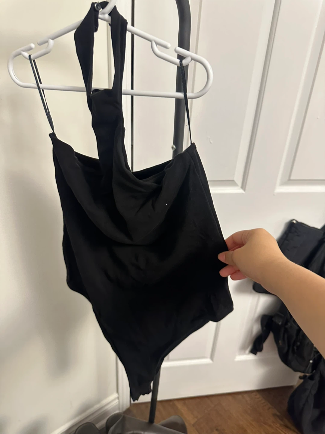 Zara Black Halter Bodysuit - Size L