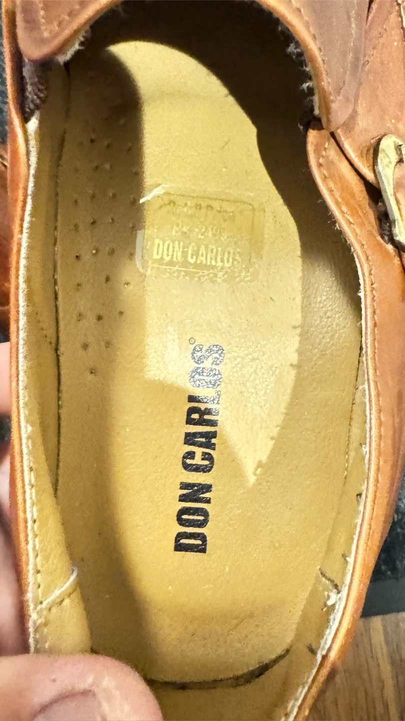 Don Carlos Brown Leather Dress Shoes - photo 2