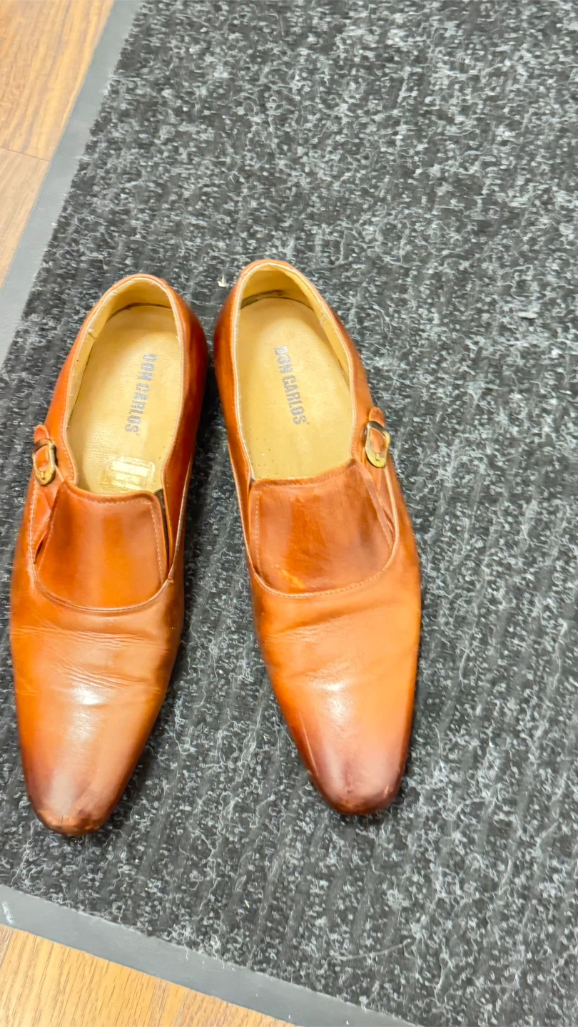 Don Carlos Brown Leather Dress Shoes