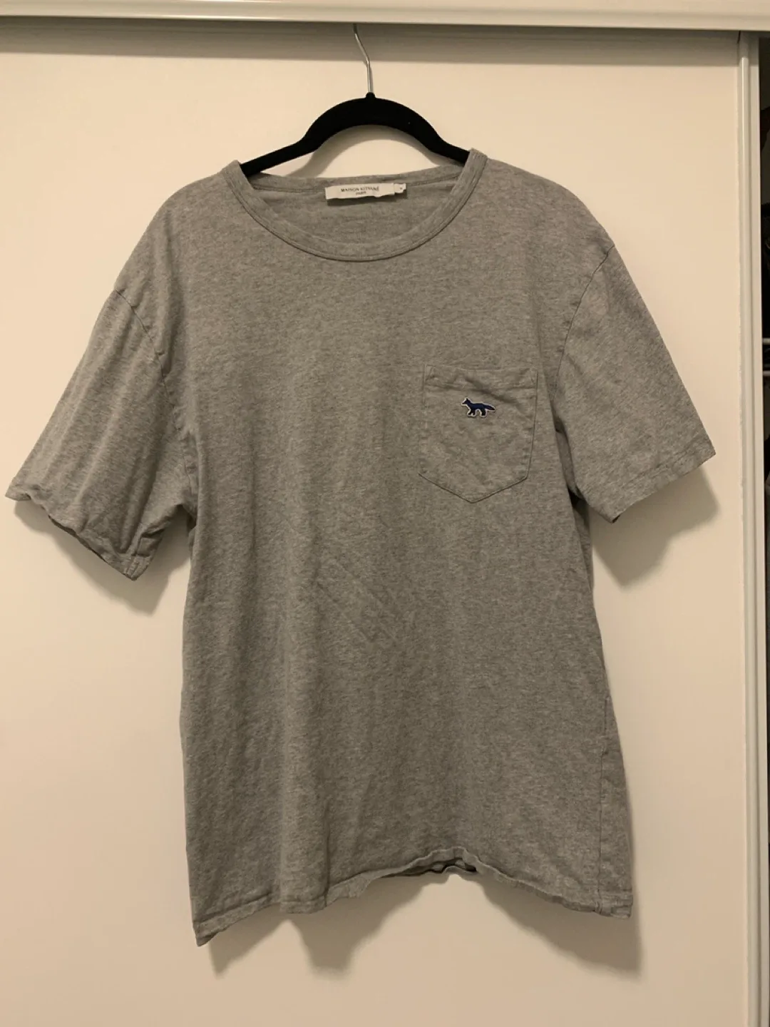 Maison Kitsuné Grey T-Shirt - Size M image indicator(2)