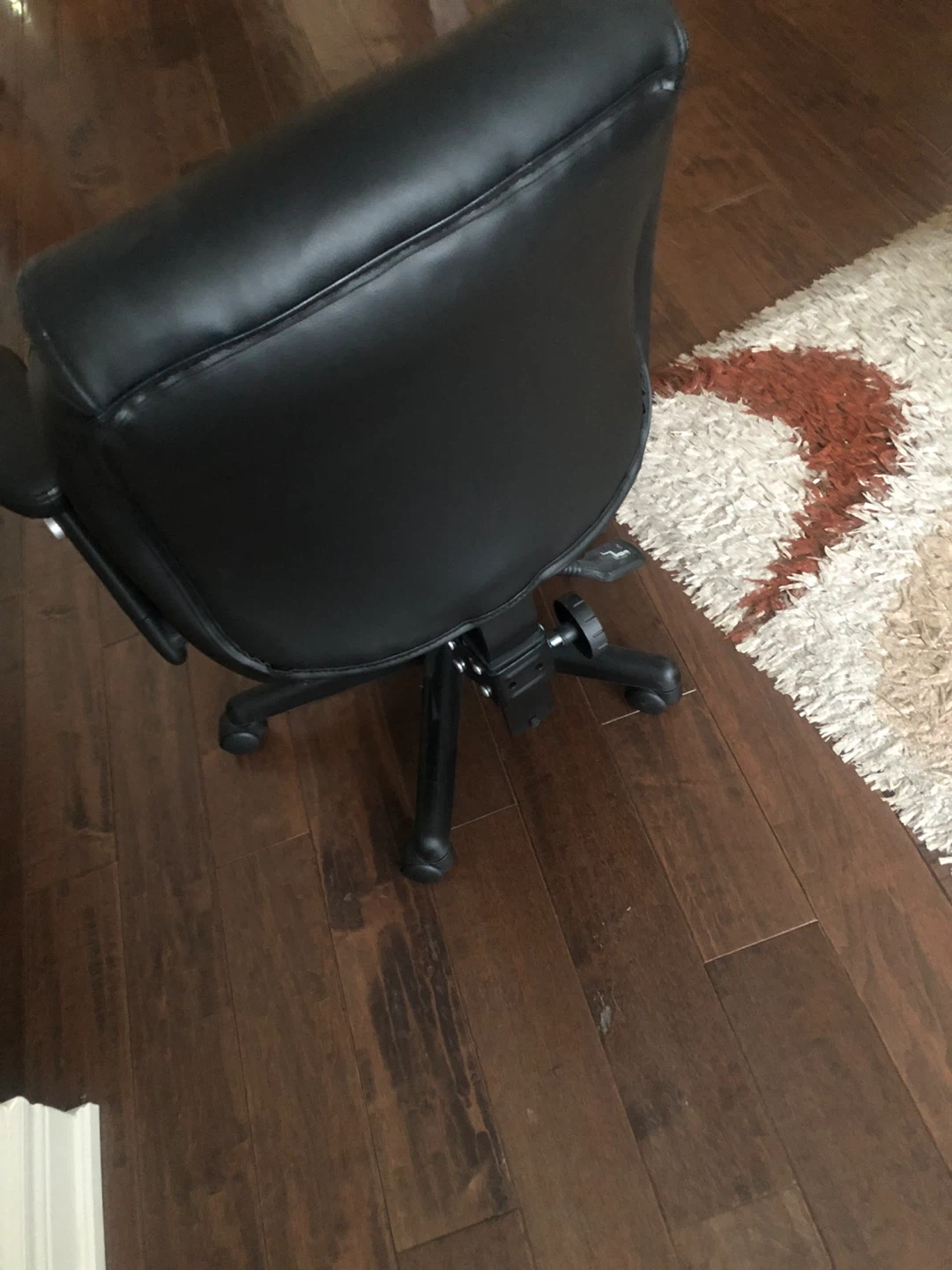 Staples Bonded Leather Task Chair - Black - photo 3