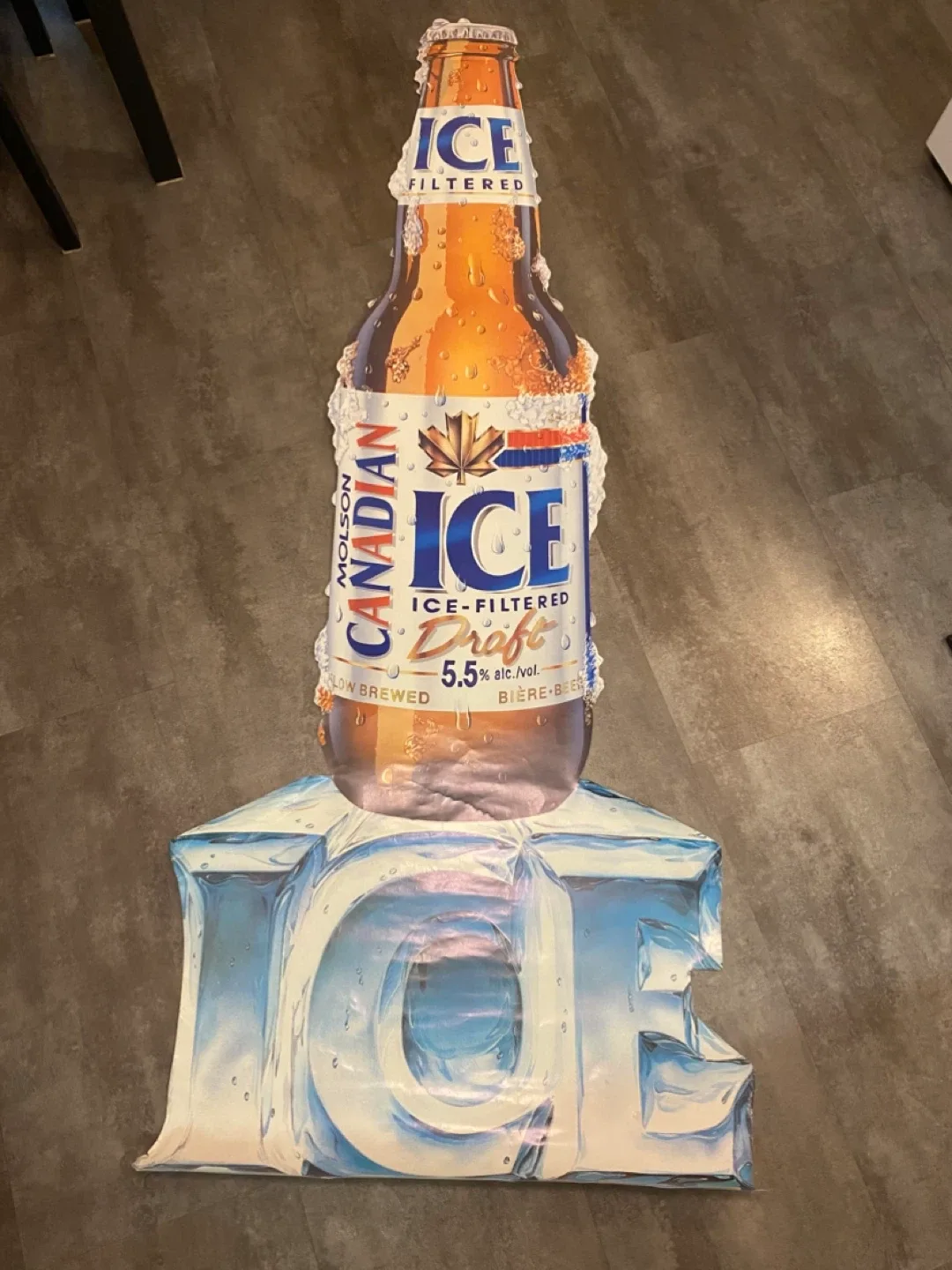 1993 Molson Canadian Ice Beer 6 Ft. Poster! image indicator(2)
