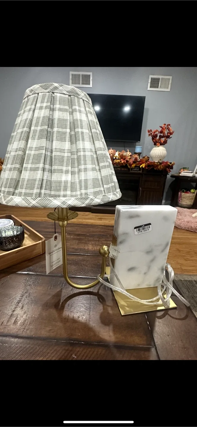 NEW Marble Book Shelf Lamp - Hearth & Hand™ with Magnolia thumbnail