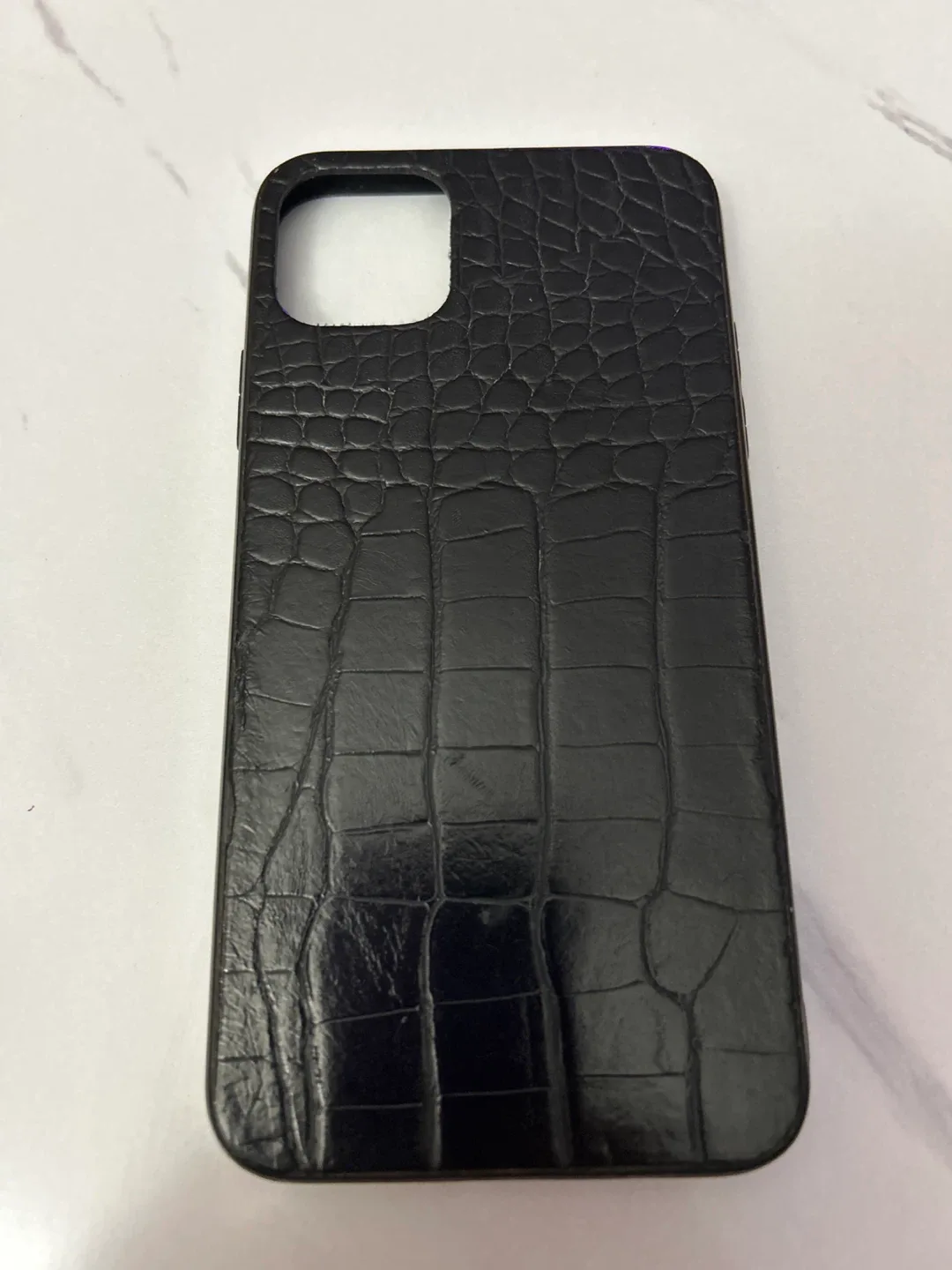 iPhone Case - Black Croc image indicator(2)