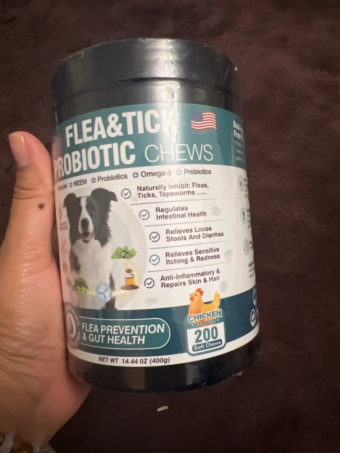 Flea & Tick Probiotic Chews for Dogs